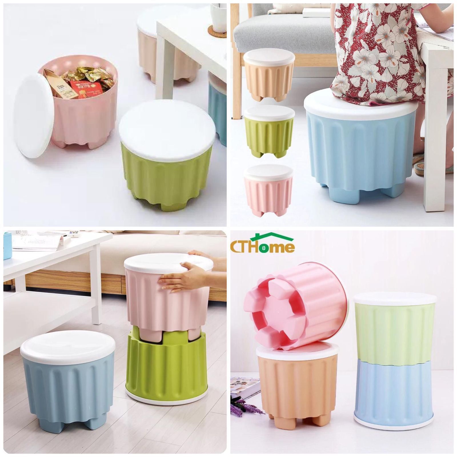 Multifunctional Storage Stool