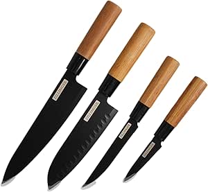 4-Piece Stainless Steel Kitchen Knife Set (Premium Quality)
