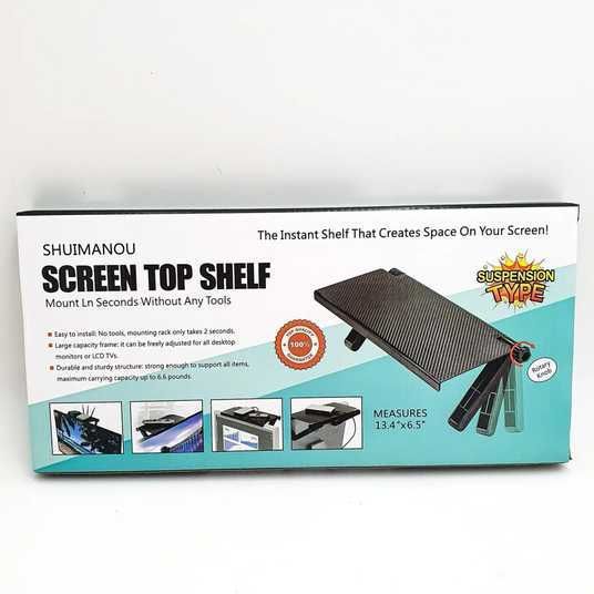 Adjustable Screen Top Shelf Organizer