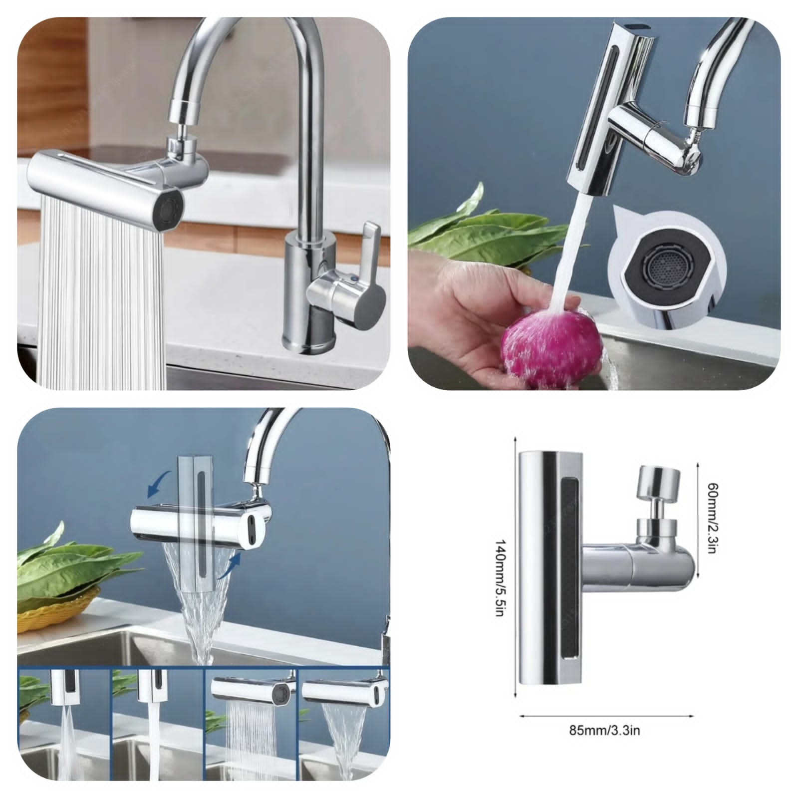 Universal Kitchen Waterfall Faucet