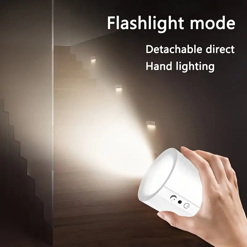 Double Head LED Wall Lamp – 360° Rotatable with Magnetic Holder