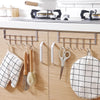 Over-the-Door 5-Hook Stainless Steel Organizer