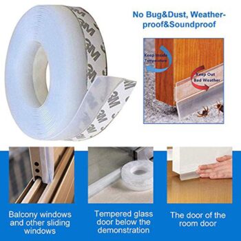 Door & Window Sealing Strip – Waterproof Self-Adhesive Roll