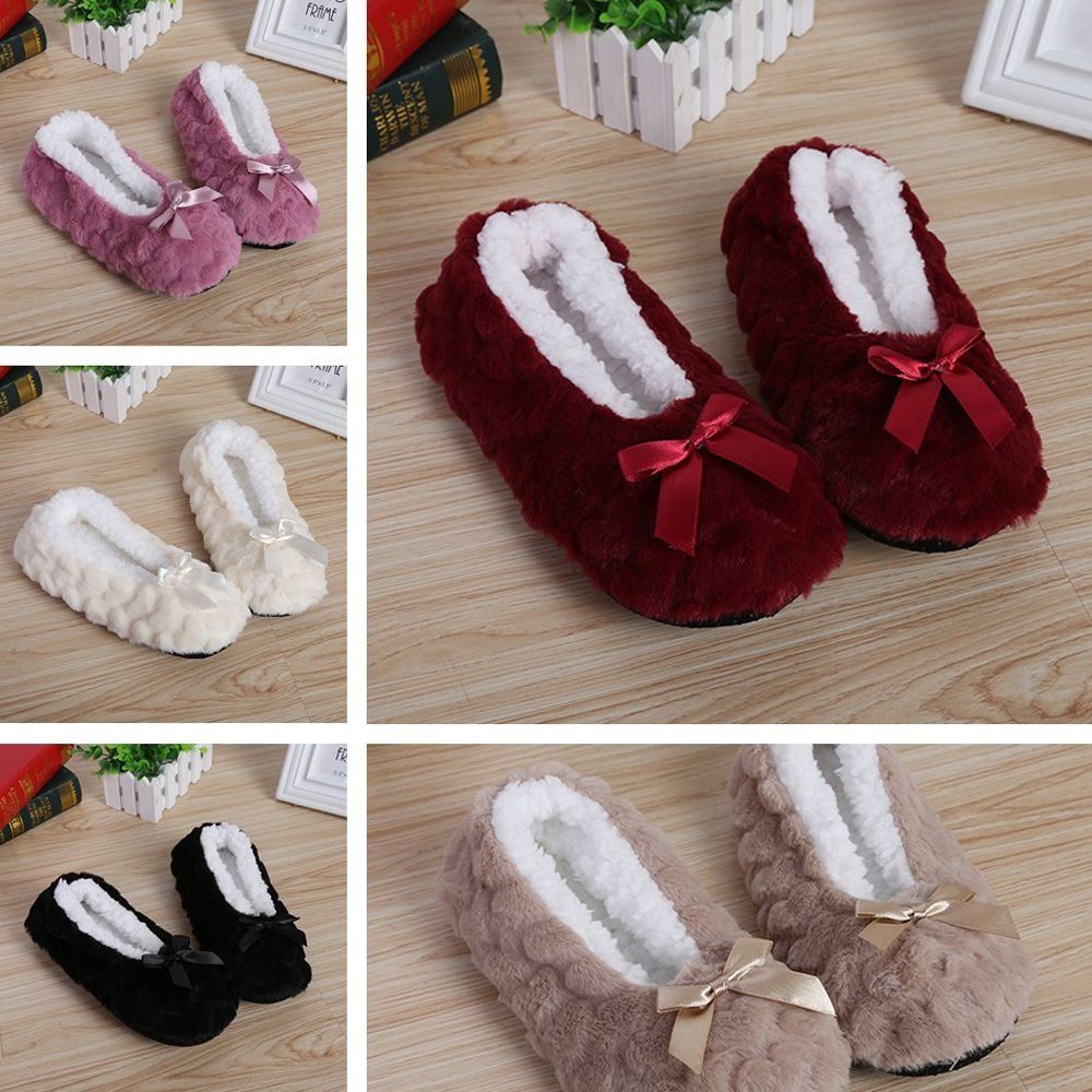 Winter Warm Wool Slippers - Free Size (Stretchable – Fits Most Adults)