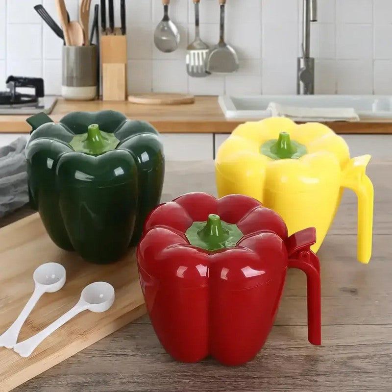 Bell Pepper Shaped Seasoning Box