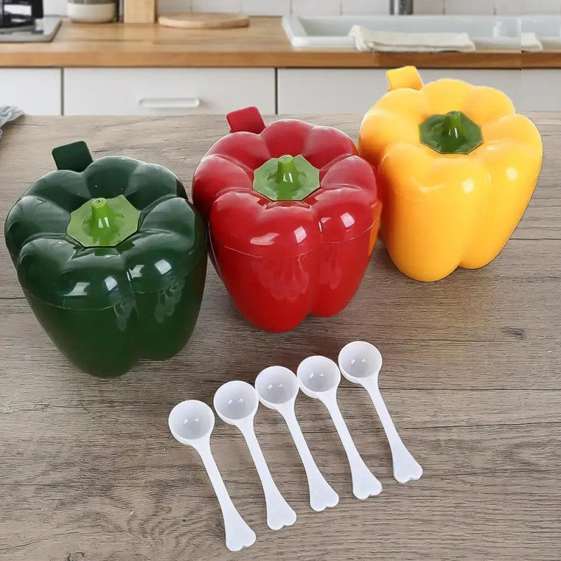 Bell Pepper Shaped Seasoning Box