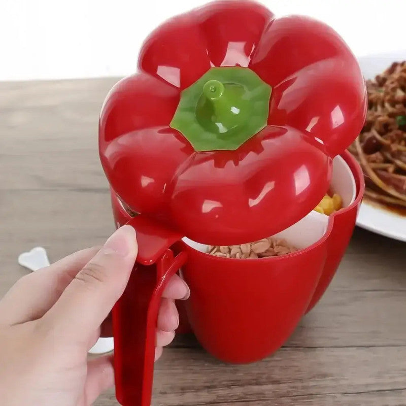 Bell Pepper Shaped Seasoning Box