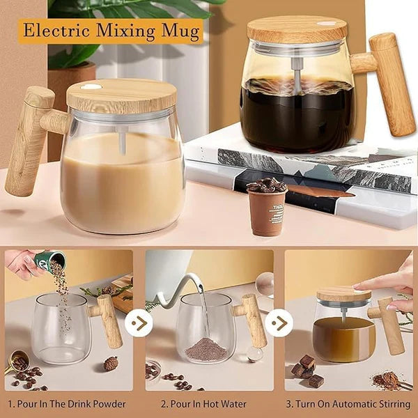 Rechargeable Self-Stirring Coffee Mug