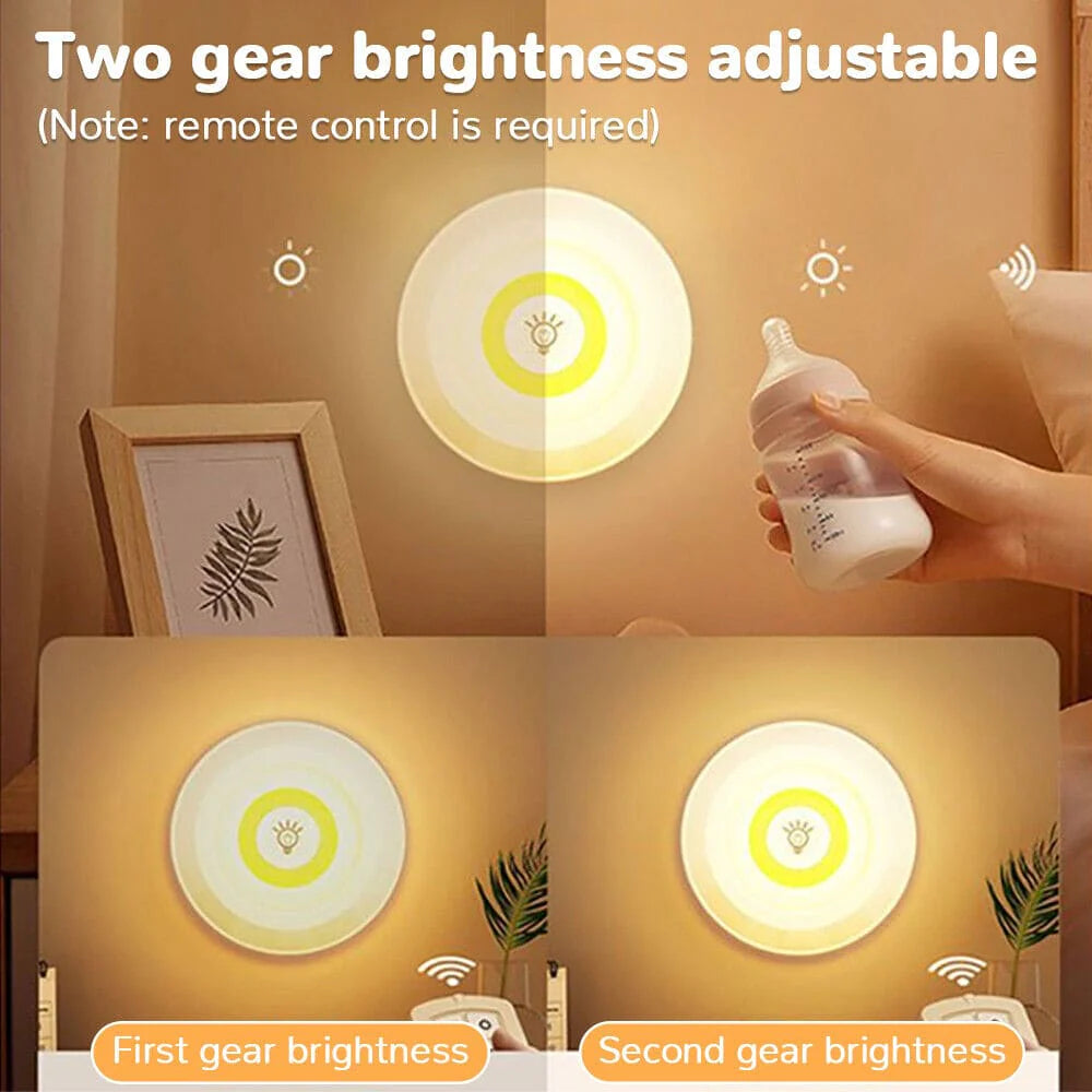 3 Pcs Wireless LED Closet Lights with Remote Control