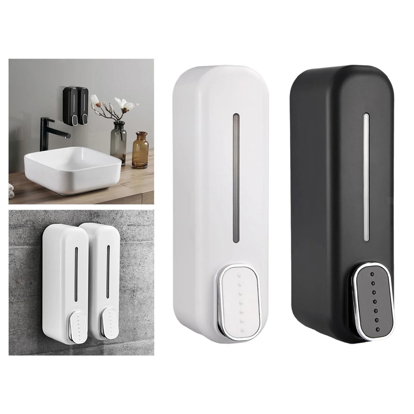 Wall-Mounted Manual Soap Dispenser