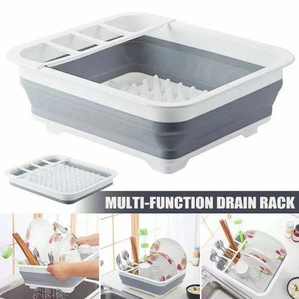 Foldable Dish Drainer Rack