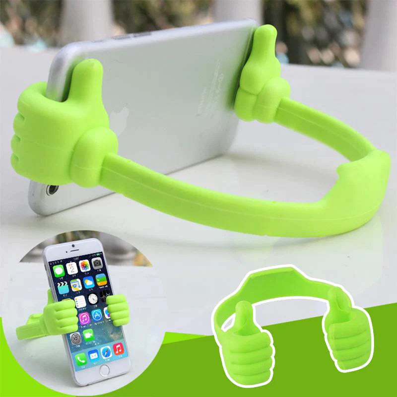 Thumbs up phone holder