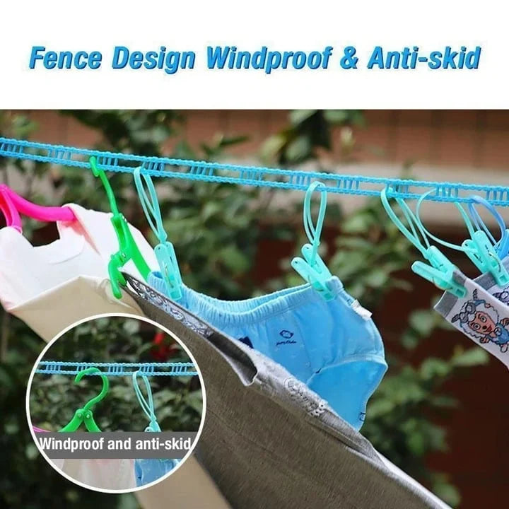 Windproof Non-Slip Clothesline (5 Meters)