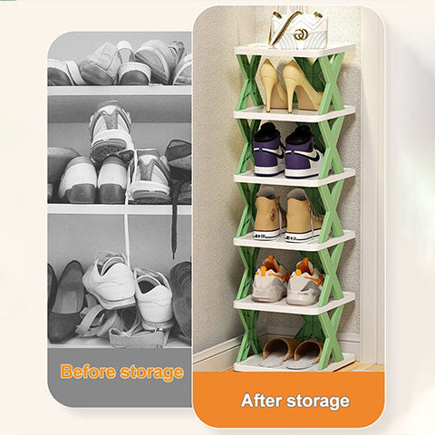 Multi-Layer Shoe Rack Storage Organizer