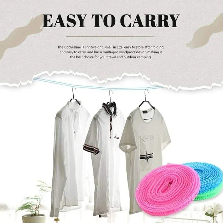 Windproof Non-Slip Clothesline (5 Meters)