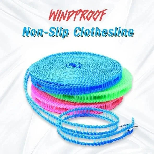 Windproof Non-Slip Clothesline (5 Meters)